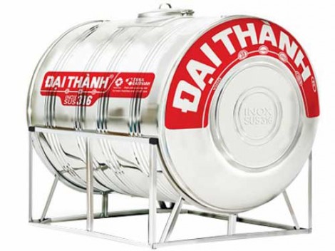 Bồn nước inox 1500 lít nằm Vigo